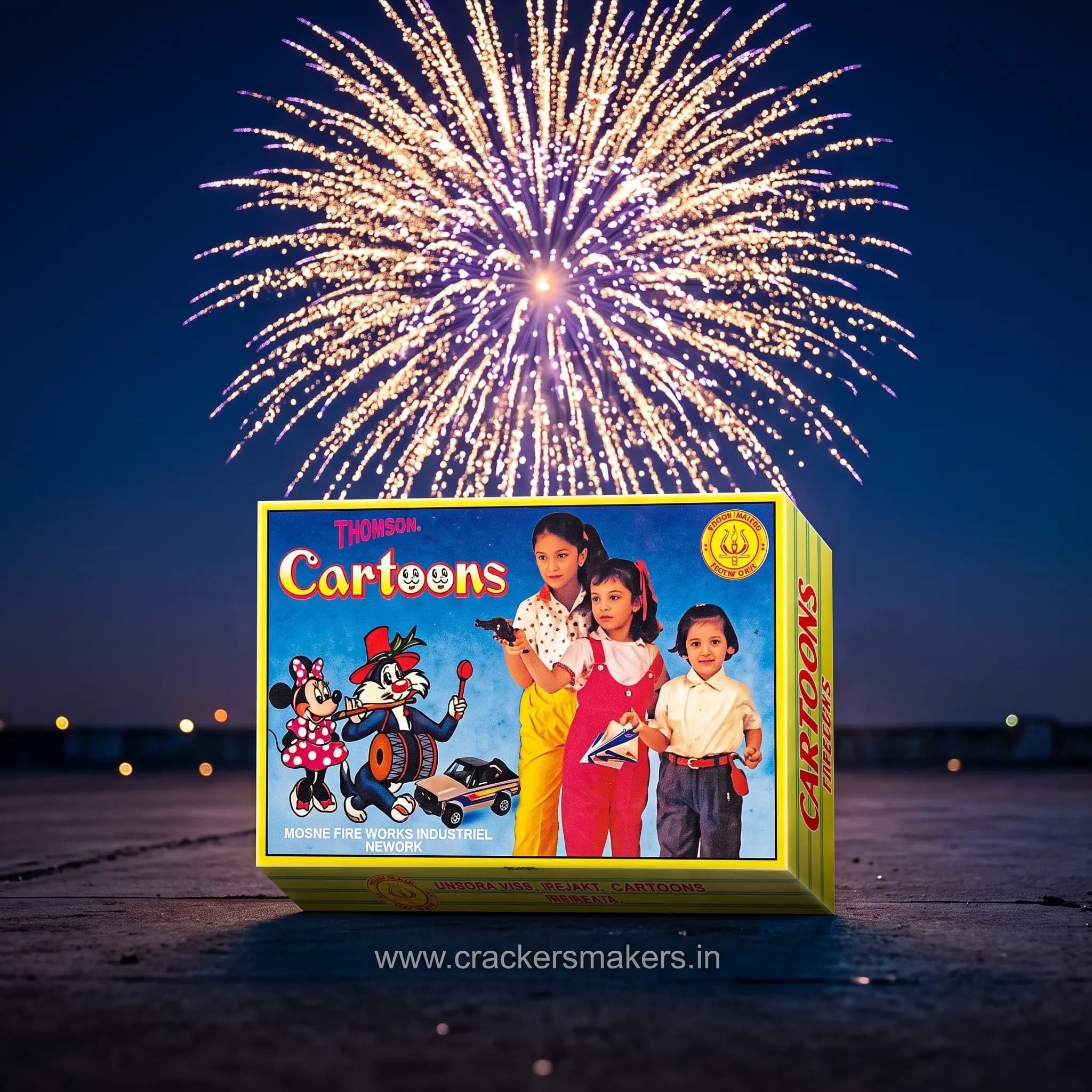 Assorted cartoon crackers (25 piece)
